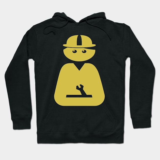 construction worker Hoodie by FromBerlinGift